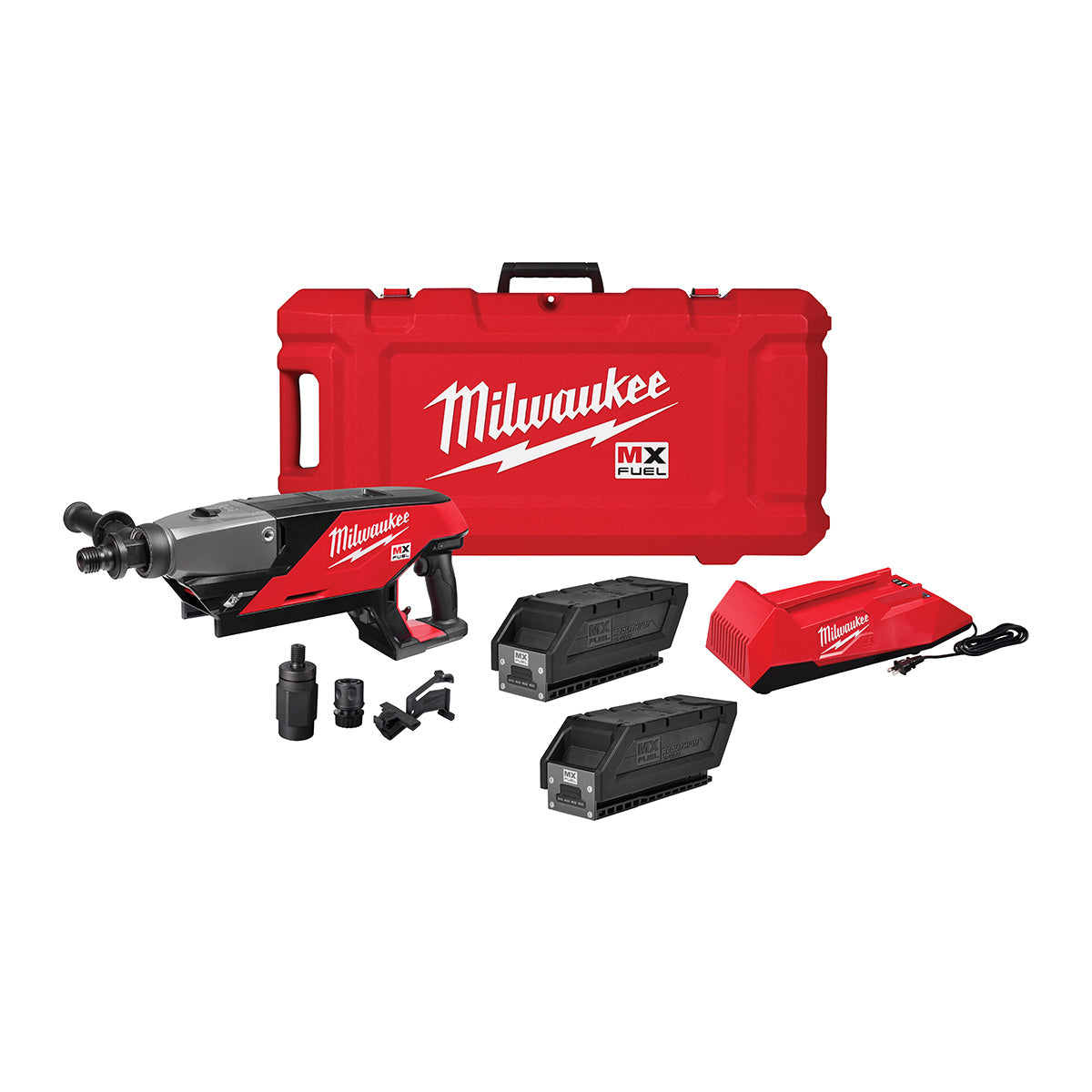 Milwaukee MXF301-2CP MX FUEL Handheld Concrete Core Drill Kit w/ Two Batteries and Charger - 11