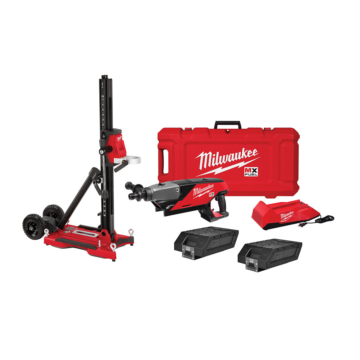 Milwaukee MXF301-2CXS MX FUEL™ Handheld Core Drill Kit w/ Stand - 6