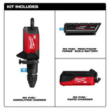 Milwaukee MXF365-1XC MX FUEL 27 lb SDS MAX Demolition Hammer Kit (8.0Ah Battery, Rapid Charger) - 2