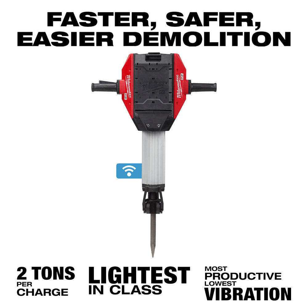 Milwaukee MXF368-1XC MX FUEL 1-1/8" Demolition Breaker Hammer Kit w/ Battery and Charger - 2