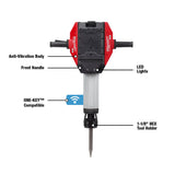 Milwaukee MXF368-1XC MX FUEL 1-1/8" Demolition Breaker Hammer Kit w/ Battery and Charger - 19