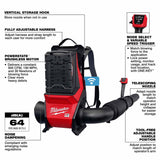 Milwaukee MXF600-2HD MX FUEL Backpack Blower Kit with 2 Batteries/Rapid Charger - 2