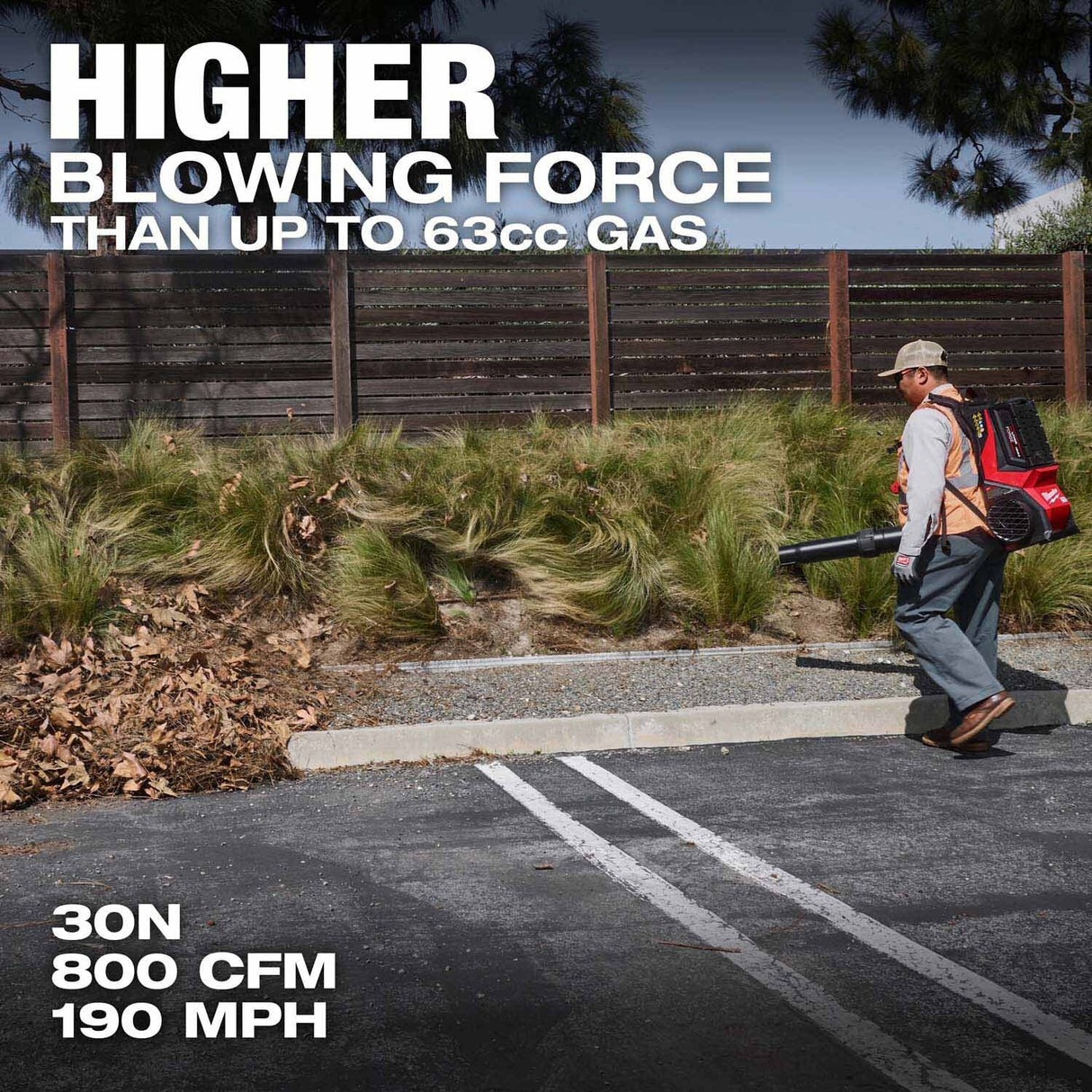 Milwaukee MXF600-2HD MX FUEL Backpack Blower Kit with 2 Batteries/Rapid Charger - 5