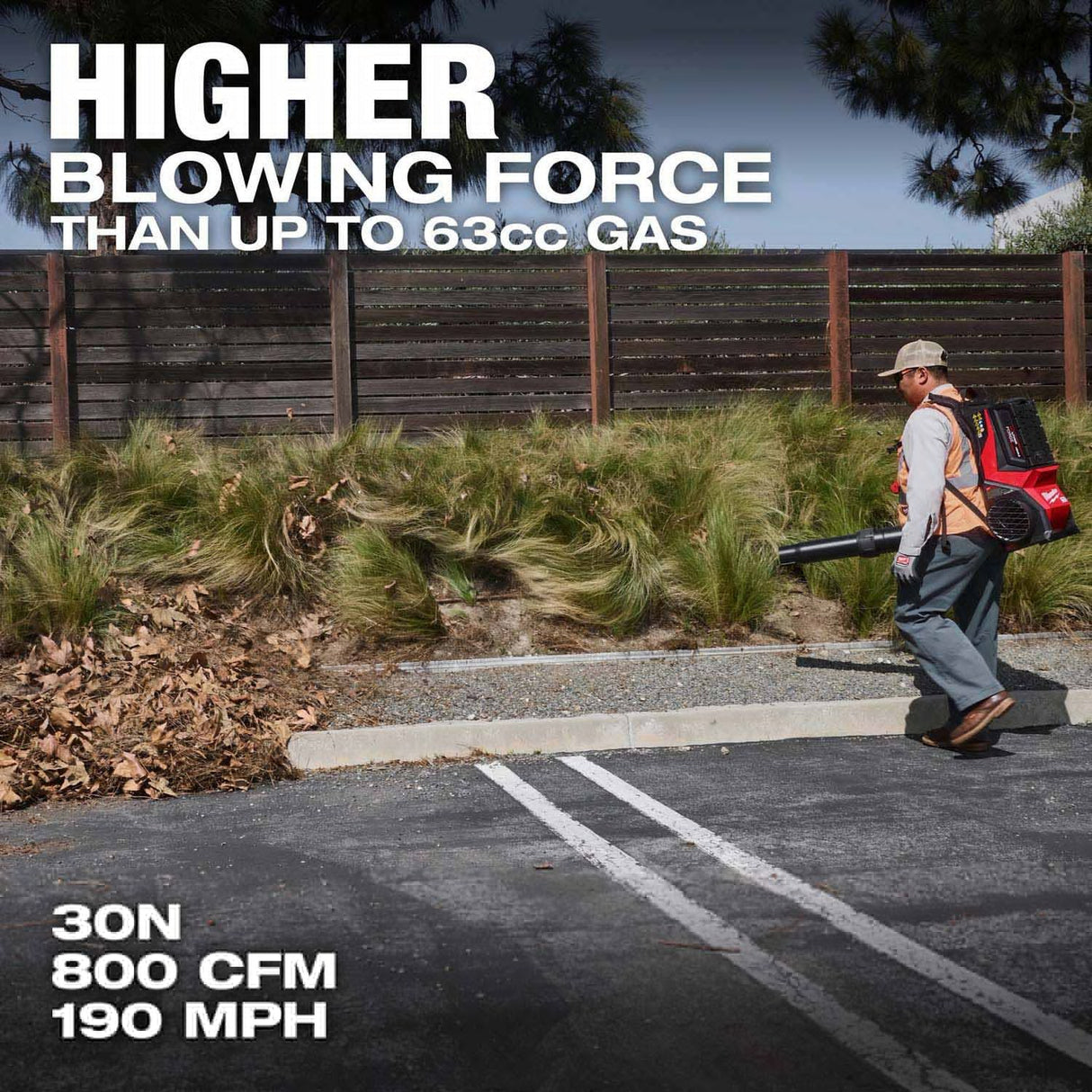 Milwaukee MXF600-2HD MX FUEL Backpack Blower Kit with 2 Batteries/Rapid Charger - 5