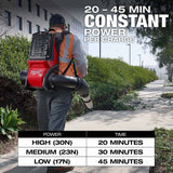 Milwaukee MXF600-2HD MX FUEL Backpack Blower Kit with 2 Batteries/Rapid Charger - 7