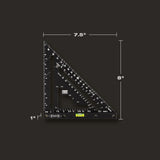 Stiletto STSQ7-L 7" Carpenter Square with Level - 4
