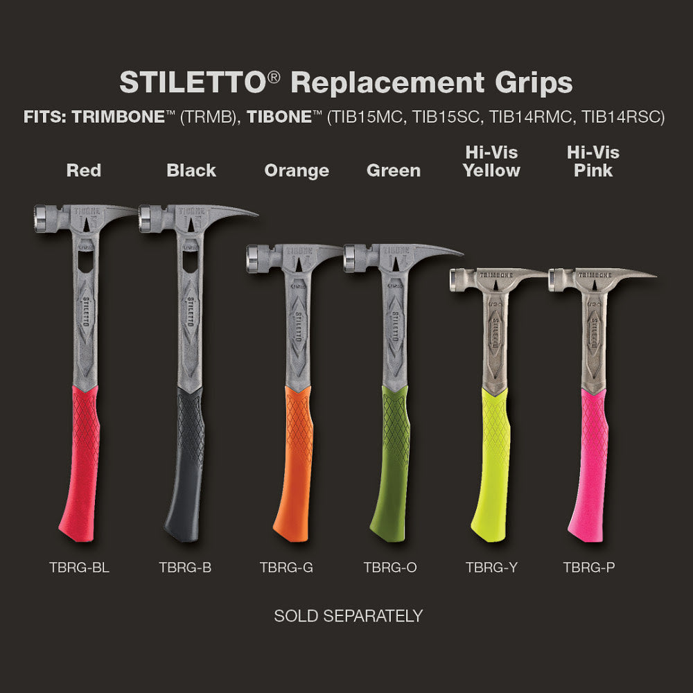 Stiletto TBRG-R Red Replacement Grip - 3