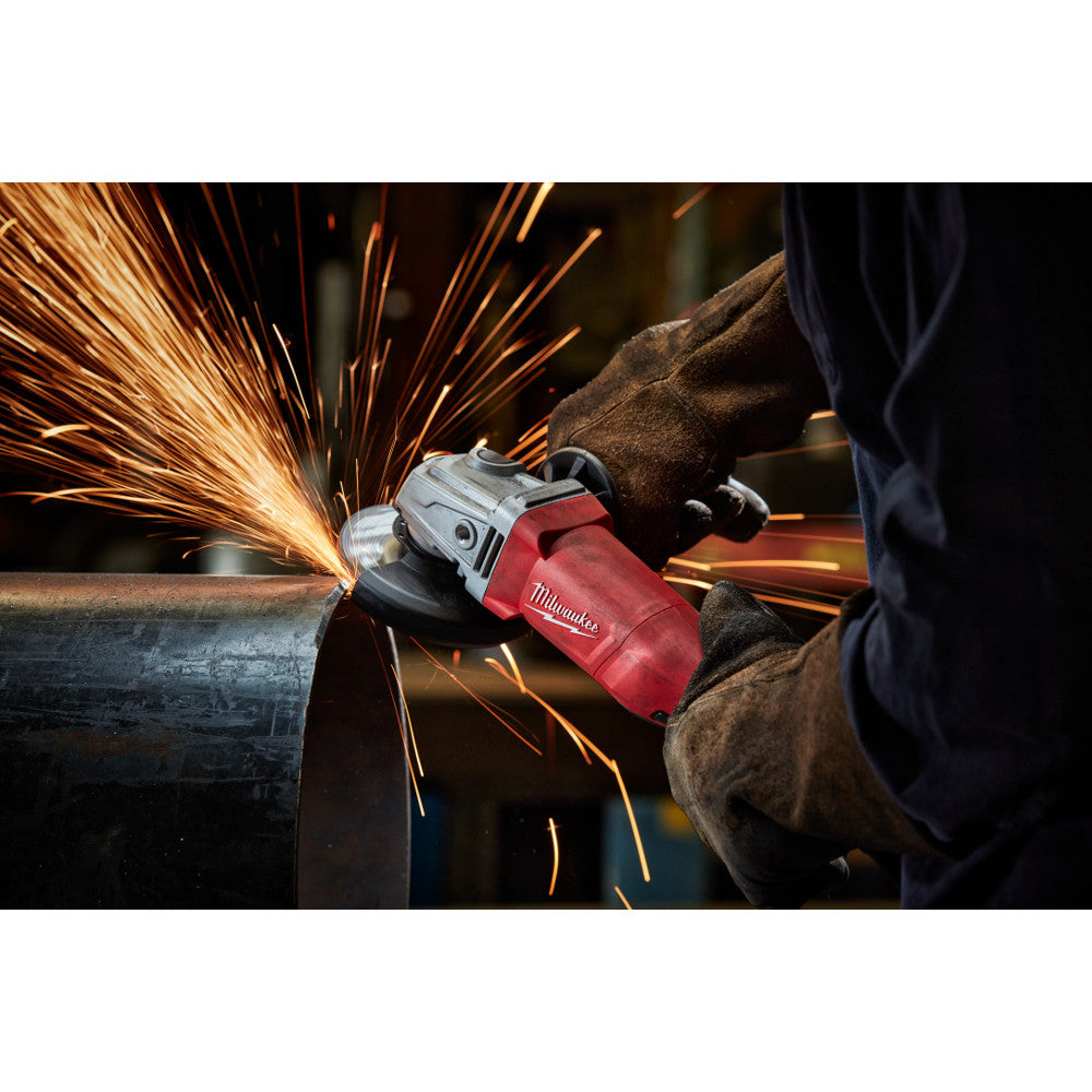 Milwaukee 6141-31 4-1/2" 11 Amp Small Angle Paddle Grinder - 3