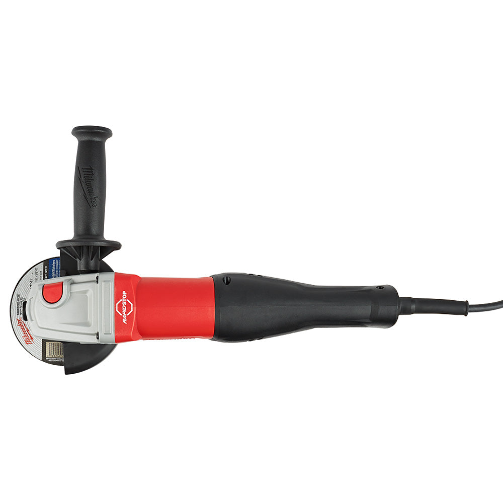 Milwaukee 6143-31 11 Amp 4-1/2" /5" Braking Small Angle Grinder Paddle No-lock - 3