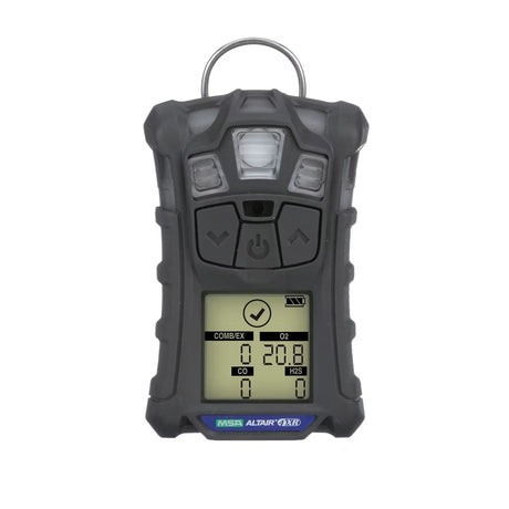 Mine Safety Appliances Company 10178557 ALTAIR 4XR Multigas Detector for LEL O2 H2S CO 4.646" x 2.953" x 2.283" with Charcoal Case and North American Charger