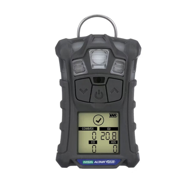 Mine Safety Appliances Company 10178557 ALTAIR 4XR Multigas Detector for LEL O2 H2S CO 4.646" x 2.953" x 2.283" with Charcoal Case and North American Charger