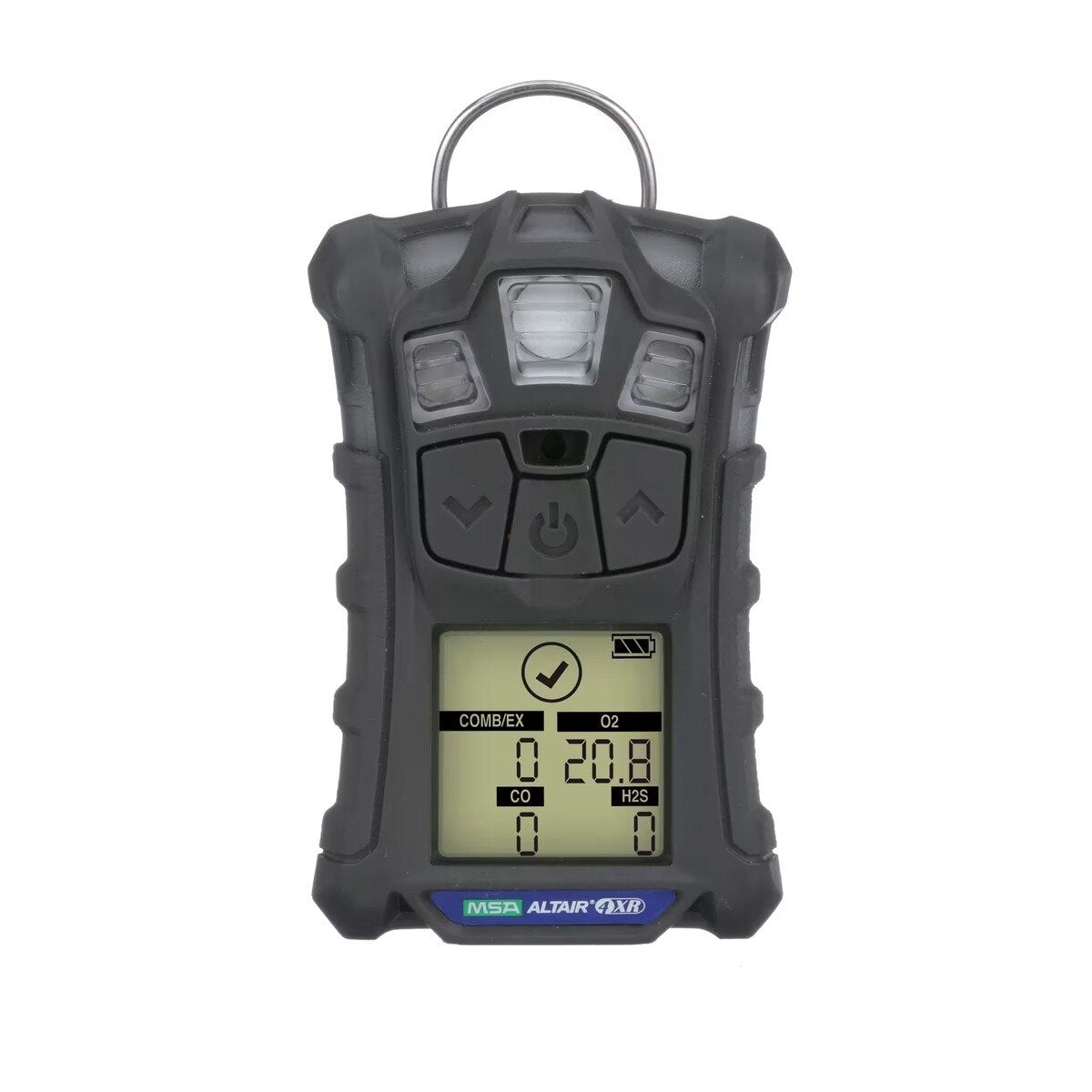 Mine Safety Appliances Company 10178557 ALTAIR 4XR Multigas Detector for LEL O2 H2S CO 4.646" x 2.953" x 2.283" with Charcoal Case and North American Charger