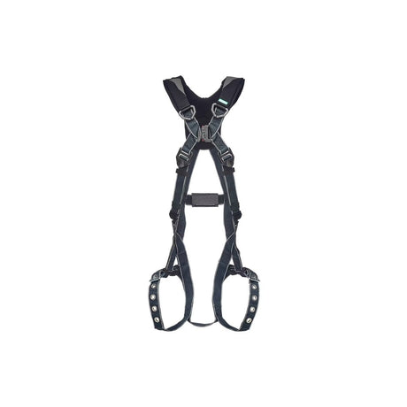 Mine Safety Appliances Company 10252165 V-Fit Arc Flash Full Body Harness with Back D-Ring 12" x 9" x 7" XL