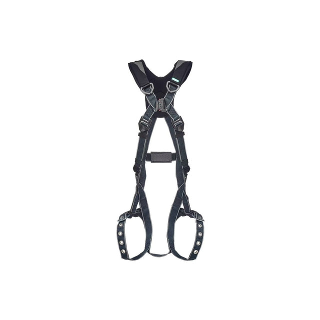 Mine Safety Appliances Company 10252165 V-Fit Arc Flash Full Body Harness with Back D-Ring 12" x 9" x 7" XL