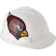 Mine Safety Appliances Company 818384 NFL V Gard Protective Cap Hard Hat Arizona Cardinals