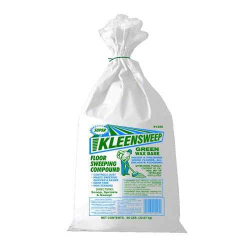 Mission Laboratories 1320-50 Green Wax-Base Kleensweep - 50# Sack