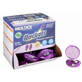 Moldex 6405 Rockets Corded Flanged Reusable Earplugs NRR 27 dB with Pocket-Pak Case - 3