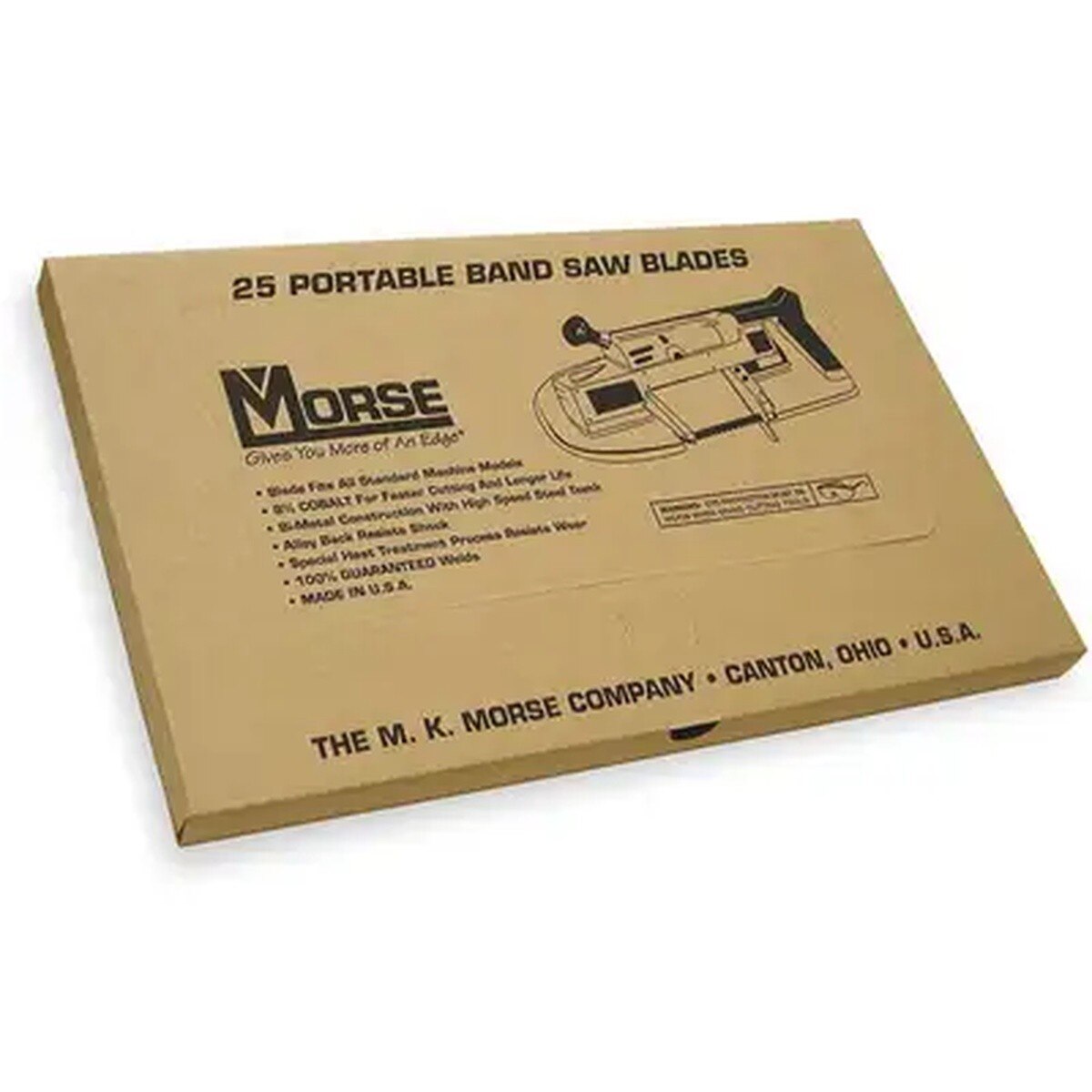 MK Morse ZWEP3518W 35-3/8" 18 TPI Compact Band Saw Blade (3/PK)