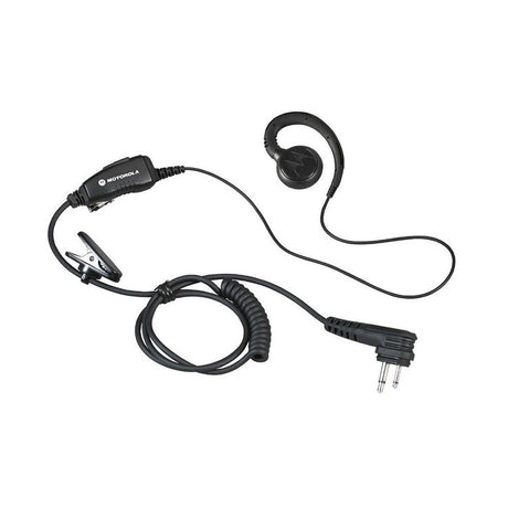 Motorola HKLN4604 C-Style Swivel Earpiece with Microphone and PTT Replaces RLN6423