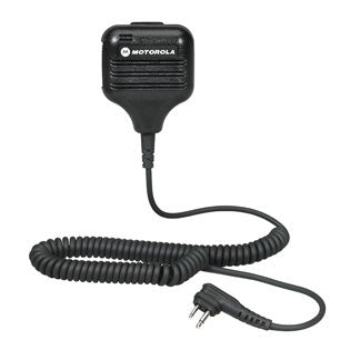 Motorola HKLN4606 Remote Speaker Microphone with PTT and Clip Coiled Cord for Business Radios - 2