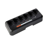 Motorola PMLN6597 CP100D Multi-Unit Charger for CP185/CP100d Two-Way Radios (6-Bay) - 2