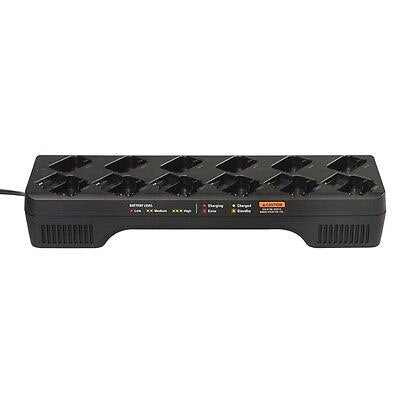 Motorola PMLN7136 DLR Series 12Volts 12-Pocket Multi-Unit Battery Charging Tray for DLR Series