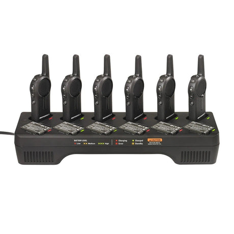 Motorola PMLN7136 DLR Series 12Volts 12-Pocket Multi-Unit Battery Charging Tray for DLR Series
