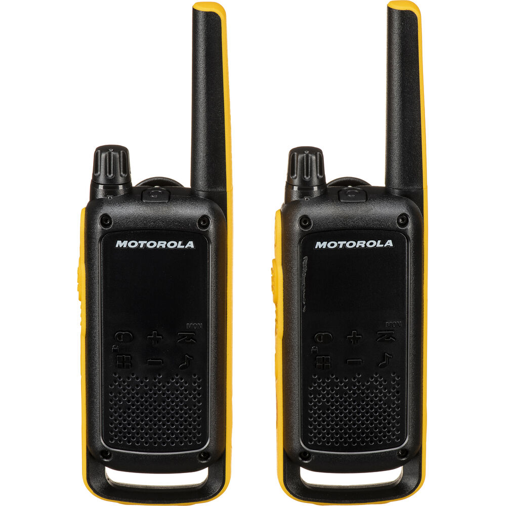 Motorola T470 Talkabout FRS/GMRS Two-Way Radios (2-Pack, Black & Yellow)