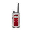 Motorola T480 Talkabout Emergency Preparedness Rechargeable 2-Way Radio Single Unit (Red/White)