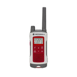 Motorola T480 Talkabout Emergency Preparedness Rechargeable 2-Way Radio Single Unit (Red/White)