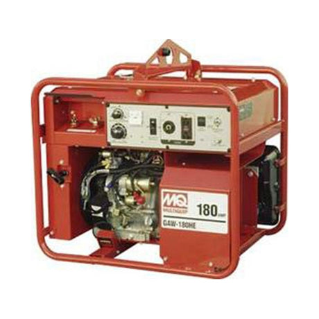 MultiQuip GAW-180HE 180 Amps DC, 3000 W/120V AC, Honda GX340 - Welding Generator