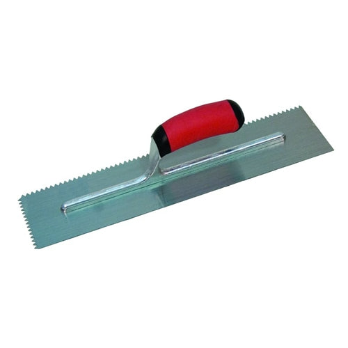 MarshallTown NT677 15677 - Ntch Trowel-3/16 X 5/32 V-Soft Grip Hdl