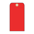 National Marker BPT4R 2 - 1/8  X 4 - 1/4  Red Blank Cardstock Tag , 1m