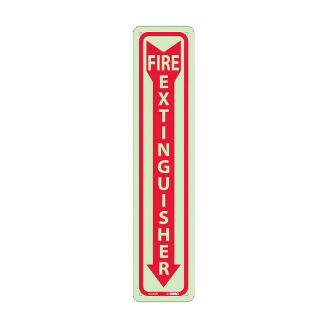 National Marker M23R 18" x 4" Fire Extinguisher Location Sign