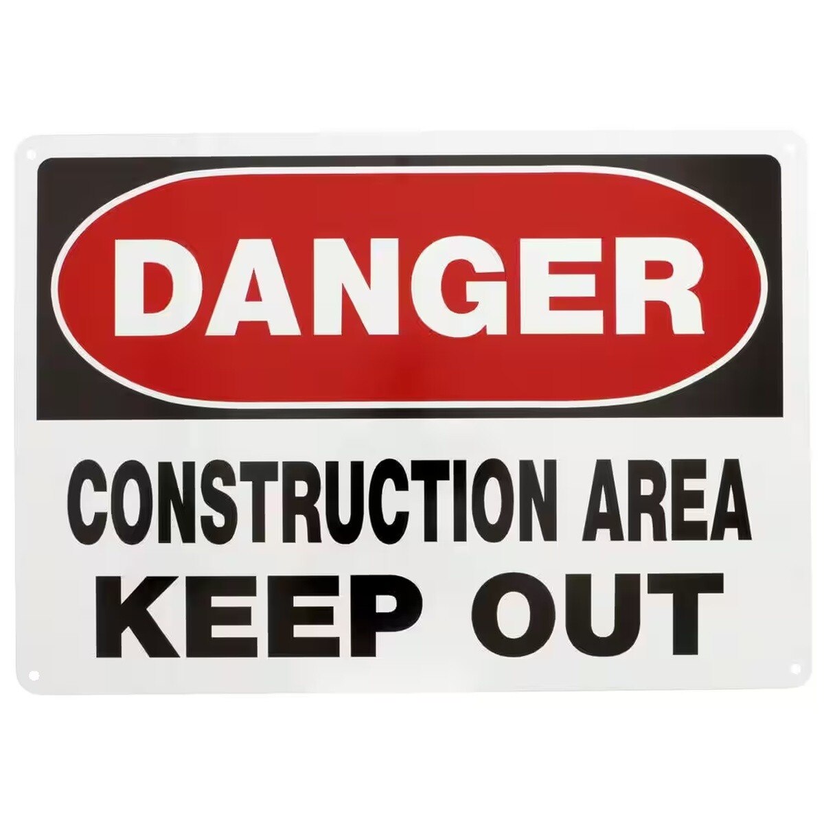 National Stock Sign 520 Danger Const Area Keep Out