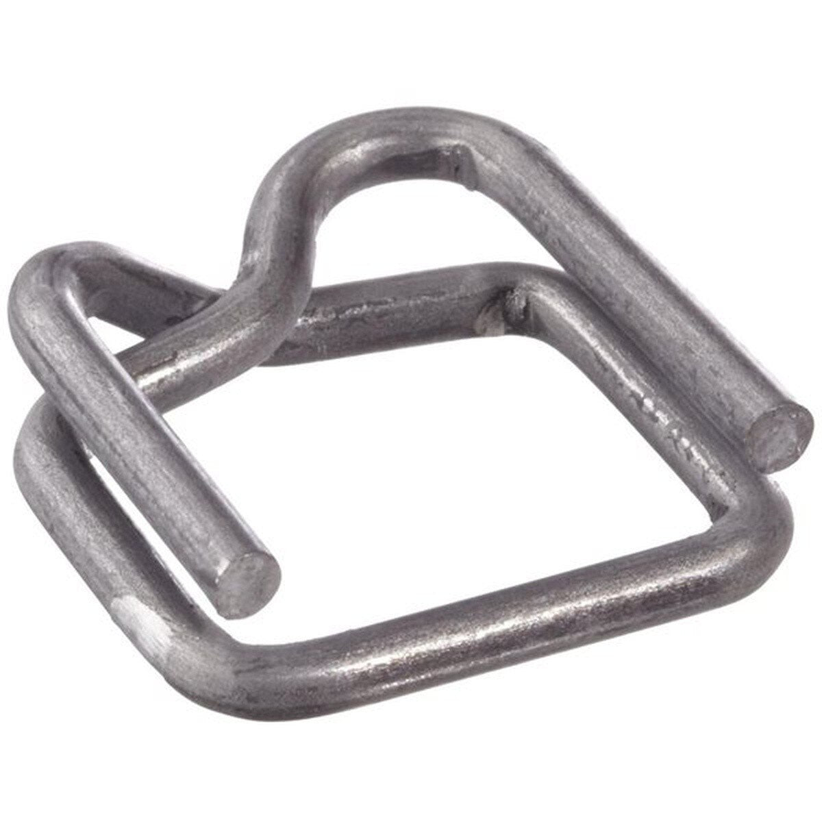 Neway Packaging 0809109 1/2 Inch Standard Duty Metal Buckle for Poly Strapping (1000 Pack)
