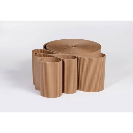 Neway Packaging CB48250 250' x 48" Singleface Corrugated B Flute Cardboard Roll