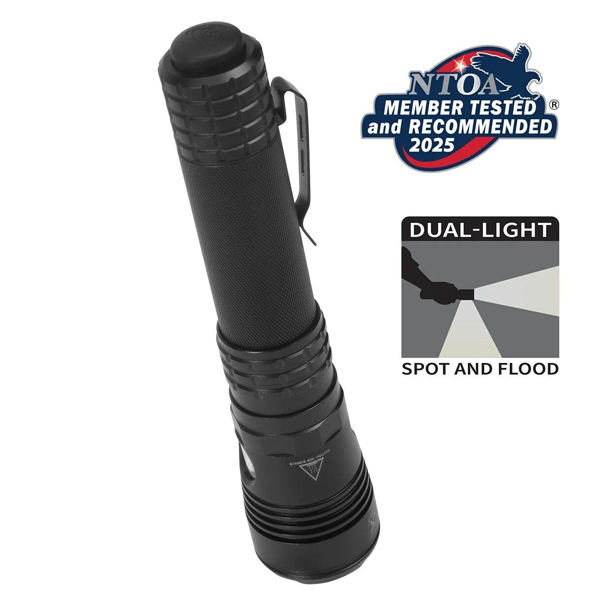 Nightstick USB-588-T 6.6" High Candela USB Dual-Light Rechargeable Tactical Flashlight - 2