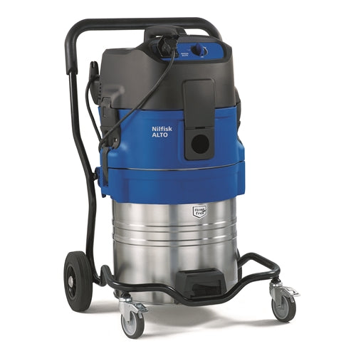 Nilfisk 107408932 Attix 19 AS/E XC, 19-Gallon, Wet/Dry Vacuum with Tool Start and Automatic Filter Cleaning