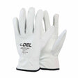 OEL AFW-PG-10-10 10" White Goatskin Leather Protective Gloves - Size 10