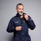 OEL AFW12-NFC-4XL 12 Cal Arc Flash Coverall Kit Navy 4XL (Kit) - 4