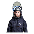 OEL AFW40LF-NJB-XL 40 Cal Arc Flash Suit Kit with Clear Shield Navy X-Large