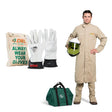 OEL AFW8-KCB-XL-00-11-B 8 Cal Extra Large Khaki Coat and Bib Kit with Class 00 Glove Kit