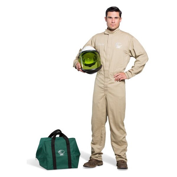 OEL AFW8-PFC-LRG-011-B-9 Arc Flash 8 Cal/Cm2 Coverall Kit