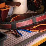 Occidental Leather 5102 M ProFormance 3 1/2" Straight Tool Belt with 2" Leather Overlay Medium - 5