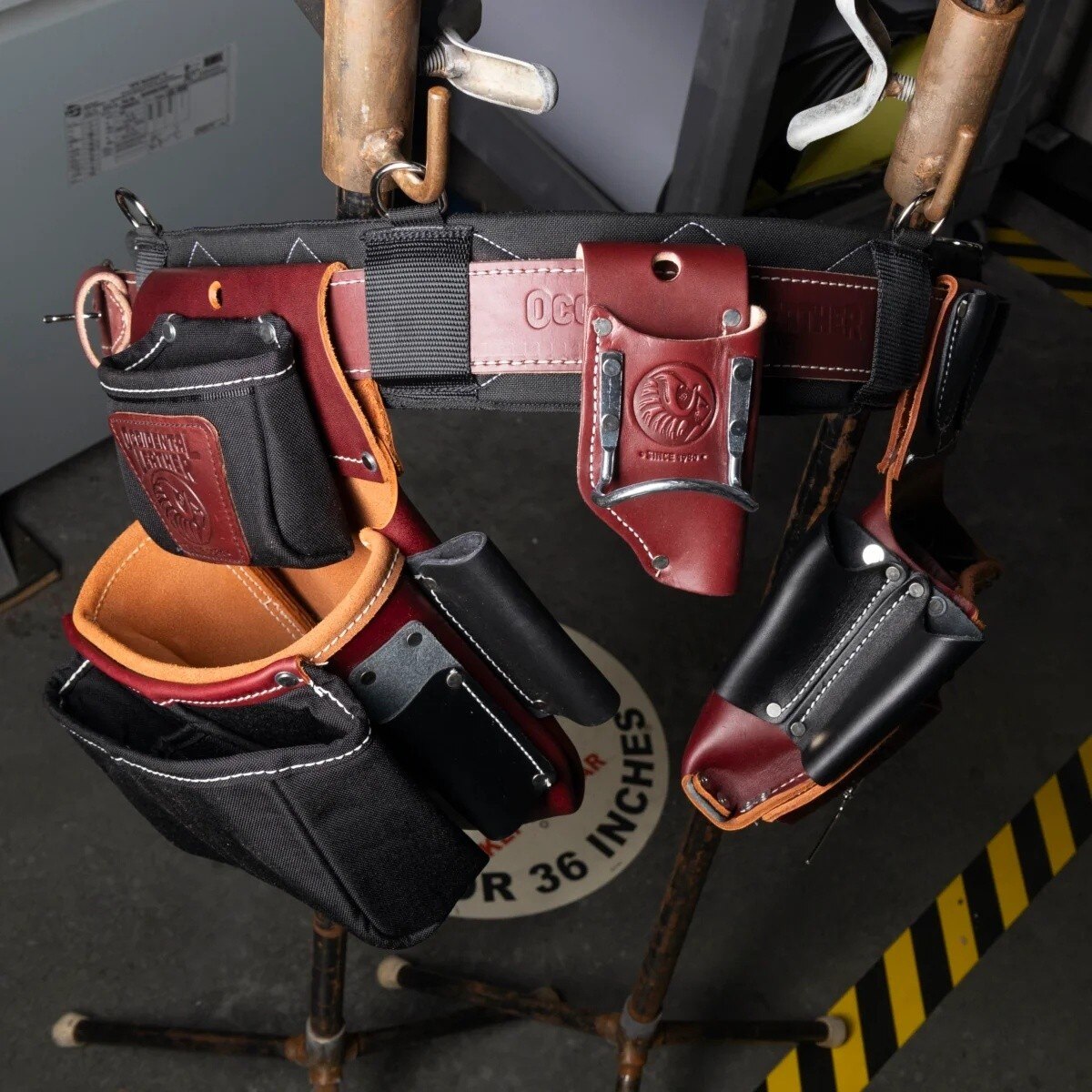 Occidental Leather 5109 M ProFormance Commercial Electrician Tool Belt Set Medium - 5
