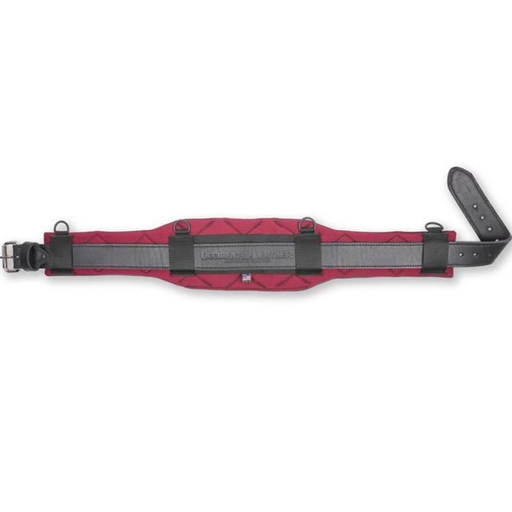 Occidental Leather 8025RLG 2" Deep Red Leather Performance Belt Large - 2