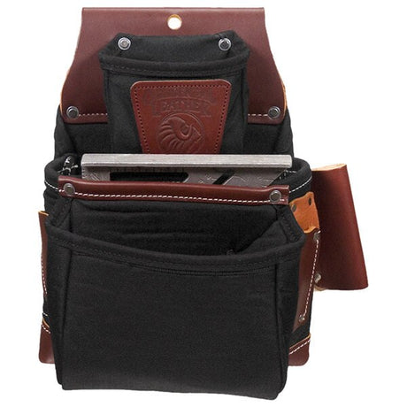 Occidental Leather B8060 OxyLights 3 Pouch Fastener Bag - Black