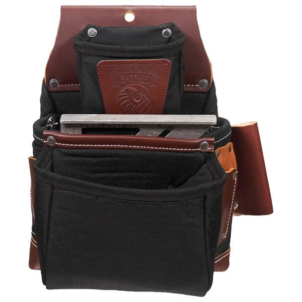 Occidental Leather B8060 OxyLights 3 Pouch Fastener Bag - Black