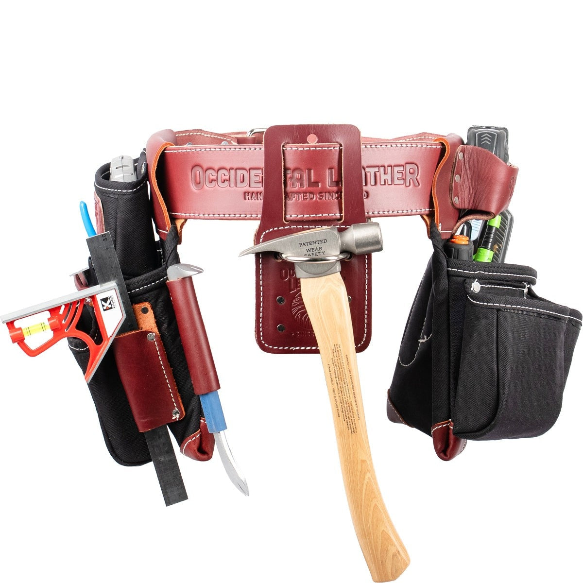 Occidental Leather B8080DB XXXL OxyLights Framer Set with Double Outer Bags - Black - 2